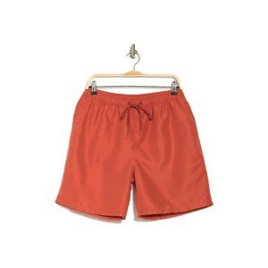 NWT Coastaoro DEL MAR SWIM TRUNKS IN BURNT ORANGE, XXL